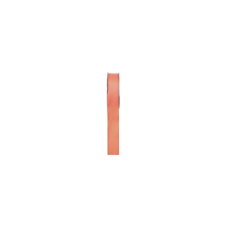 RUBAN SATIN DOUBLE FACE CORAIL 6 MM X 25 M