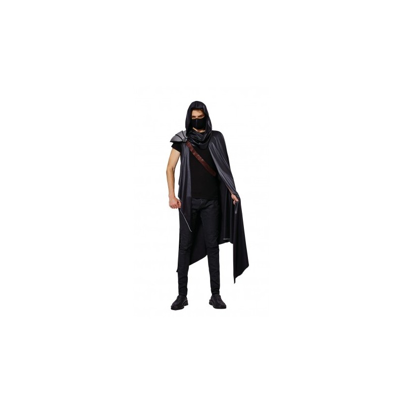 DEGUISEMENT NINJA NOIR TAILLE UNIQUE DEGUISEMENT NINJA NOIR TAILLE UNIQUE