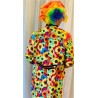 DEGUISEMENT VESTE CHIC CLOWN TOURNESOL MULTI TAILLE L