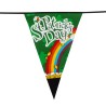 GUIRLANDE DE FANIONS GEANTS SAINT PATRICK LEPRECHAUN 8 METRES