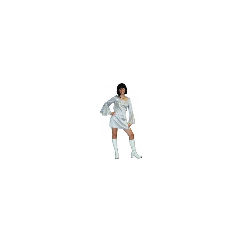 DEGUISEMENT ROBE/TOUR DE COU DISCO DANCER TAILLE 42/44 DEGUISEMENT ROBE/TOUR DE COU DISCO DANCER TAILLE 42/44