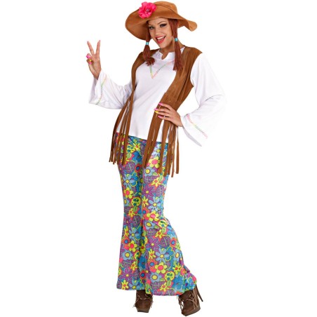 DEGUISEMENT WOODSTOCK CHAPEAU CHEVEUX LAINE  TAILLE XL