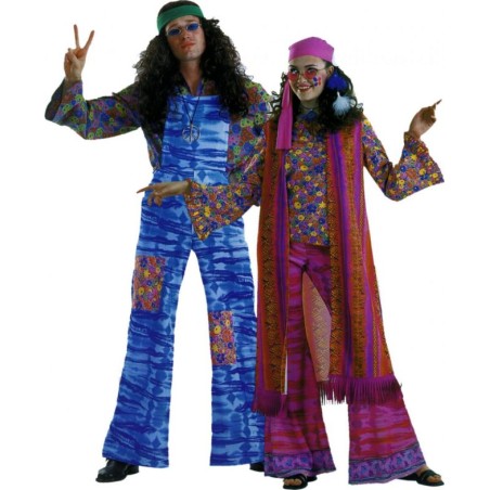 DEGUISEMENT HIPPY COMBINAISON TAILLE 50
