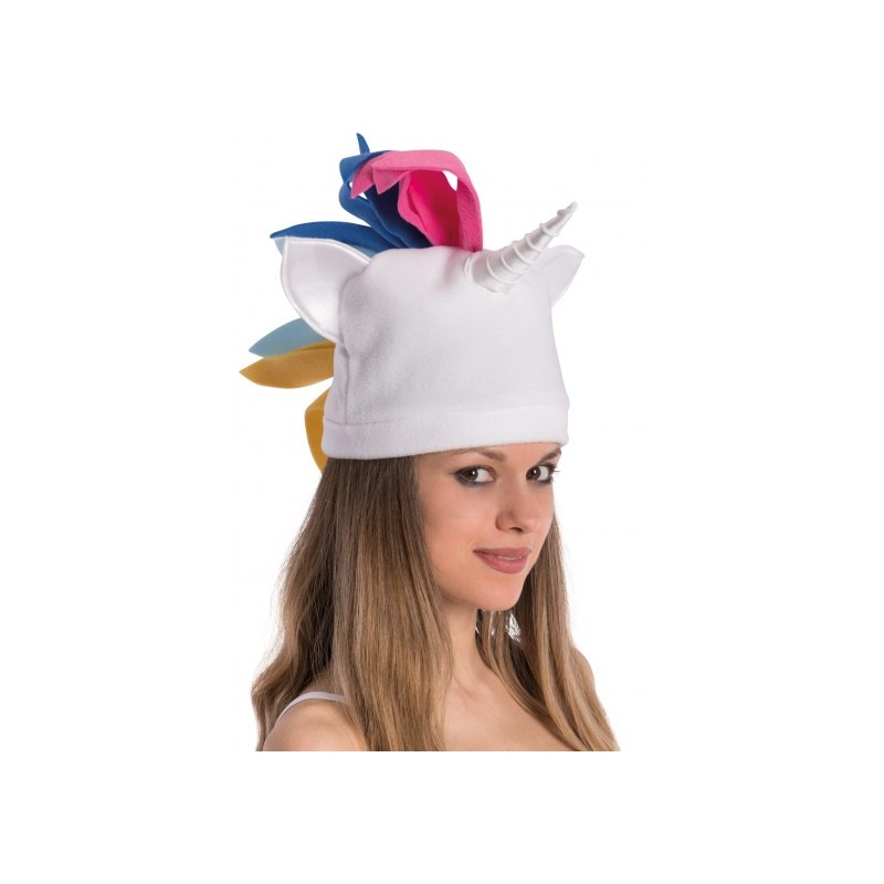 CHAPEAU TISSUS LICORNE BLANCHE CHAPEAU TISSUS LICORNE BLANCHE