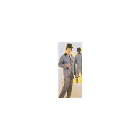 DEGUISEMENT GENTILHOMME GRIS 19EME GRIS TAILLE M/L