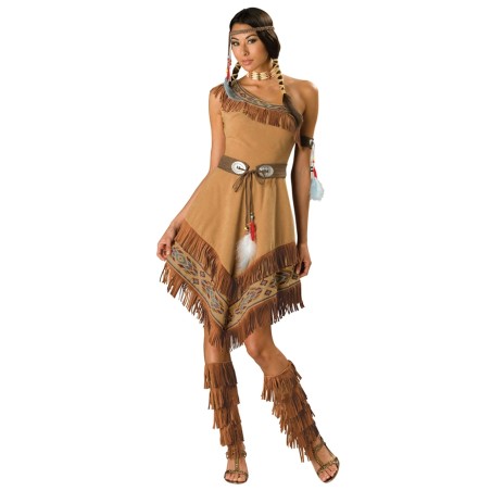 DEGUISEMENT INDIENNE A FRANGES POCA TAILLE M