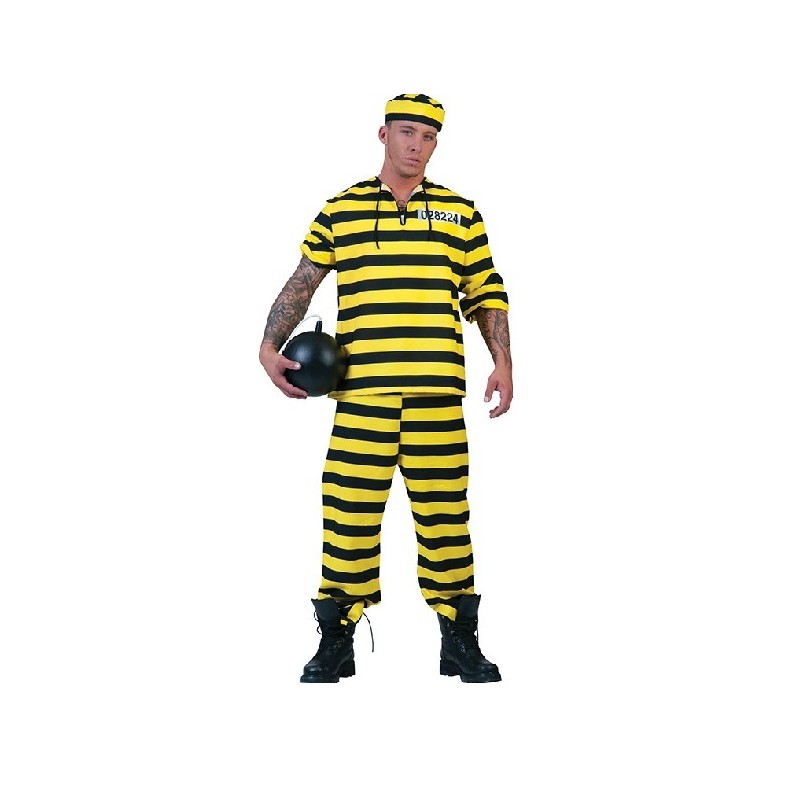 DEGUISEMENT PRISONNIER DALTON TAILLE 48/50 DEGUISEMENT PRISONNIER DALTON TAILLE 48/50