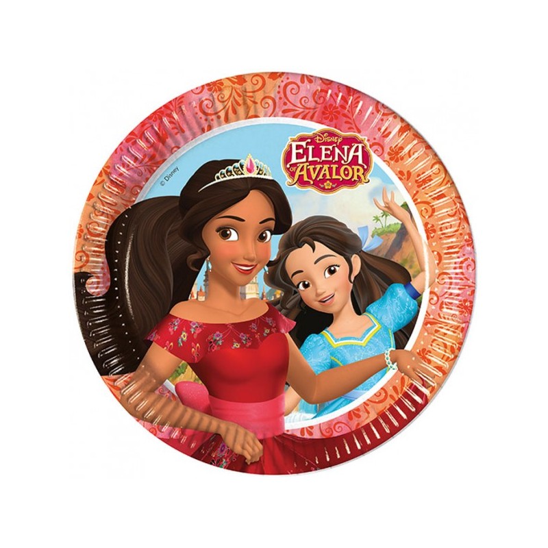 8 ASSIETTES ELENA D'AVALOR 23 CM 8 ASSIETTES ELENA D'AVALOR 23 CM