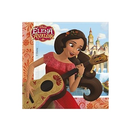20 SERVIETTES ELENA D'AVALOR 33 X 33 CM