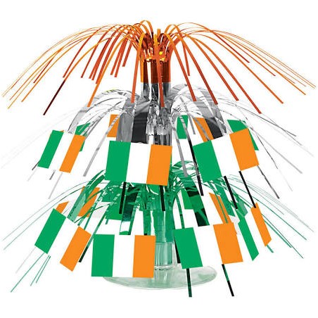 CENTRE DE TABLE DRAPEAU DE L'IRLANDE 19 CM
