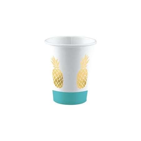 8 GOBELETS CARTON ANANAS 250 ML