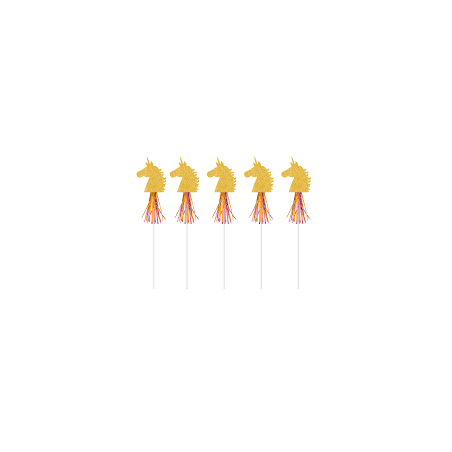 6 BAGUETTES MAGIQUES LICORNE