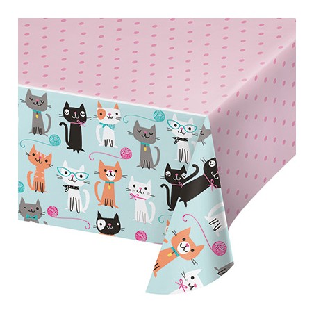 NAPPE PLASTIFIEE CHAT 137 X 259 CM