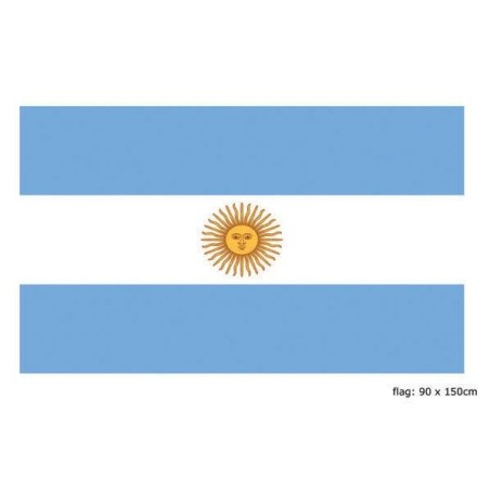 DRAPEAU TISSU ARGENTINE 90 X 150 CM