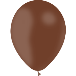 12 BALLONS LATEX 28 CM CHOCOLAT BALLOONIA