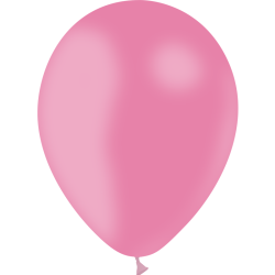 50 BALLONS BALLOONIA ROSE 28 CM