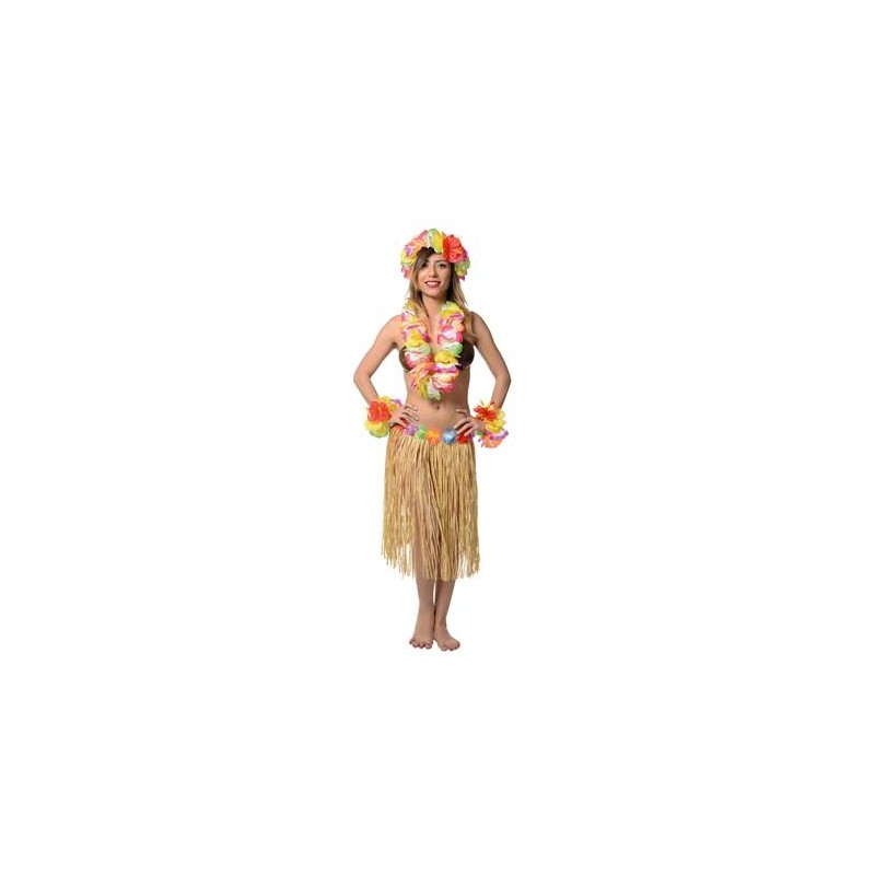 SET HAWAIEN MULTICOLORE FLEURS GEANTES SET HAWAIEN MULTICOLORE FLEURS GEANTES