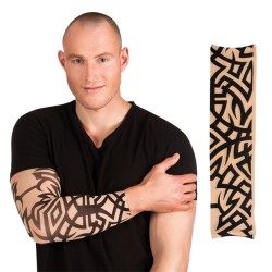 MANCHE TATOUAGE TRIBAL ADULTE