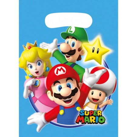 8 SACS CADEAUX SUPER MARIO BROSS
