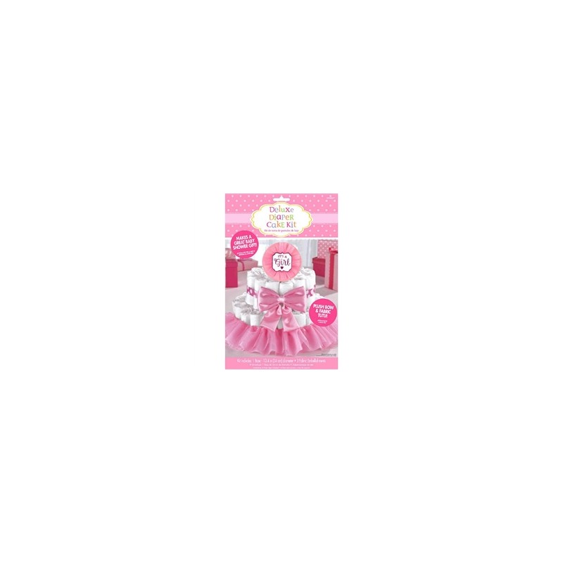SET DE DECORATION DE GATEAU DE COUCHE FILLE SET DE DECORATION DE GATEAU DE COUCHE FILLE