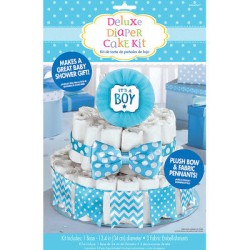 SET DE DECORATION DE GATEAU DE COUCHE GARCON