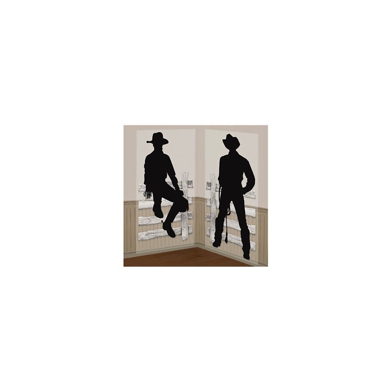 2 DECORATIONS MURALES WESTERN 2 DECORATIONS MURALES WESTERN