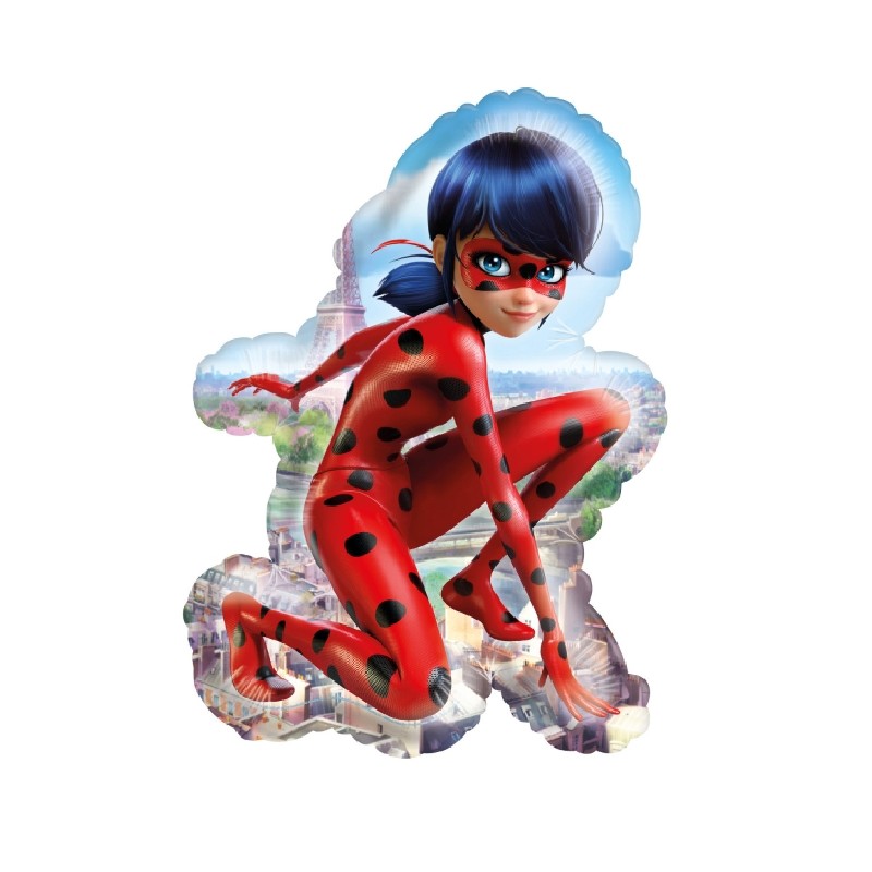 BALLON METALLIQUE LADYBUG MIRACULOUS 55 X 86 CM BALLON METALLIQUE LADYBUG MIRACULOUS 55 X 86 CM