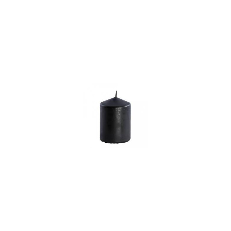 BOUGIE CYLINDRIQUE NOIRE 6 CM X 10 CM BOUGIE CYLINDRIQUE NOIRE 6 CM X 10 CM