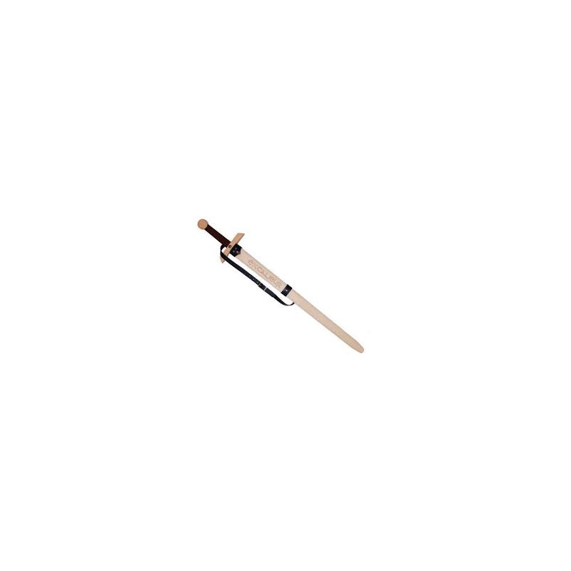 EPEE A DEUX MAINS EN BOIS AVEC BAUDRIEUR DORSAL 102 CM EPEE A DEUX MAINS EN BOIS AVEC BAUDRIEUR DORSAL 102 CM