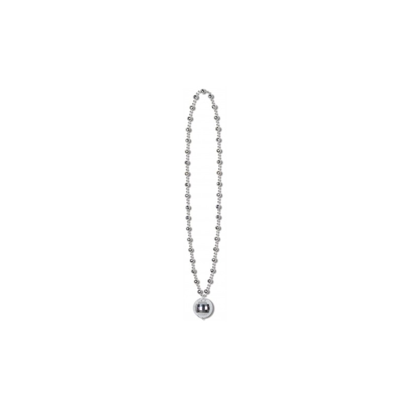 COLLIER ARGENT BOULE DISCO COLLIER ARGENT BOULE DISCO