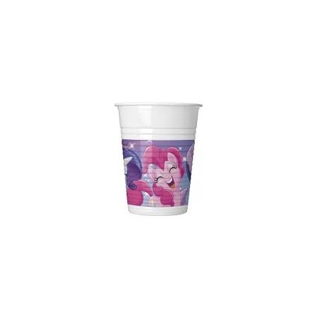 8 GOBELETS MY LITTLE PONY 200 ML