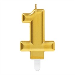 BOUGIE CHIFFRE 1 OR 