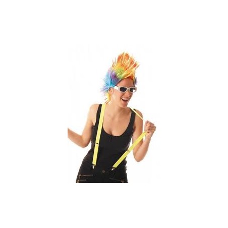 BRETELLE FINE JAUNE FLUO