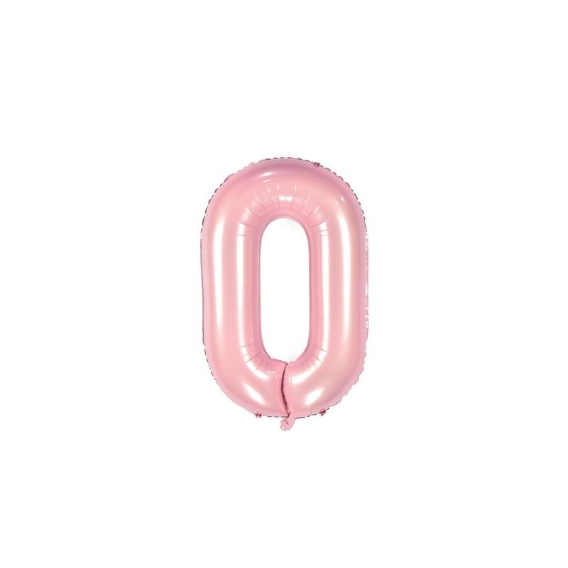 BALLON METALLIQUE CHAINE 80 CM ROSE PALE BALLON METALLIQUE CHAINE 80 CM ROSE PALE