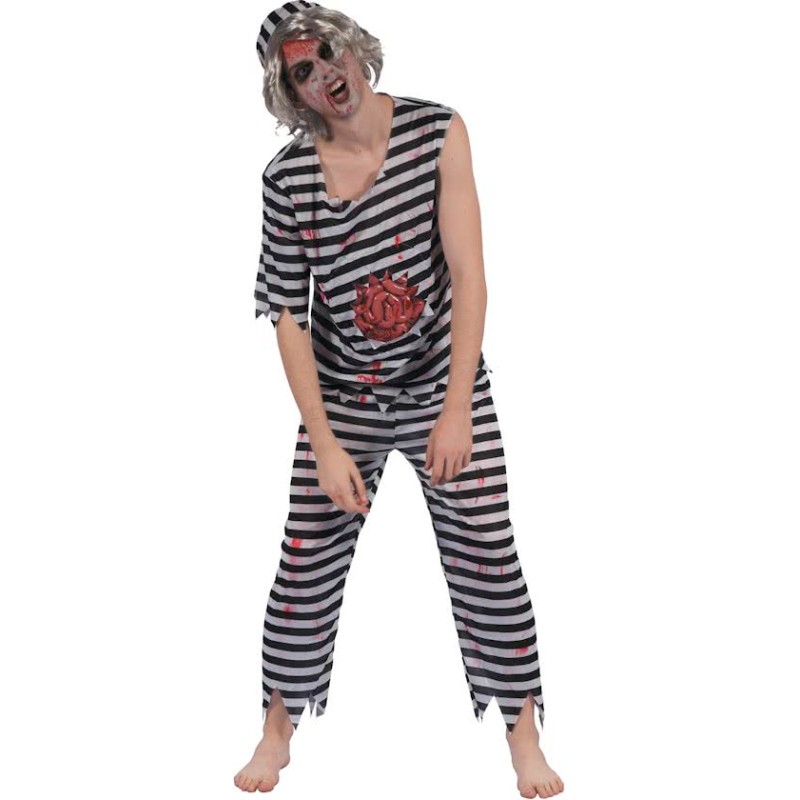 DEGUISEMENT PRISONNIER ZOMBIE TAILLE XL DEGUISEMENT PRISONNIER ZOMBIE TAILLE XL
