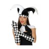 LONGS GANTS A DAMIERS NOIRS/BLANCS