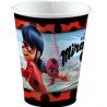 8 GOBELETS MIRACULOUS 250 ML 