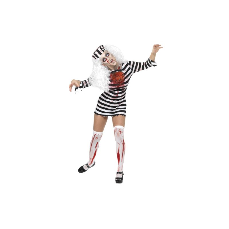 DEGUISEMENT PRISONNIERE ZOMBIE TAILLE XS DEGUISEMENT PRISONNIERE ZOMBIE TAILLE XS