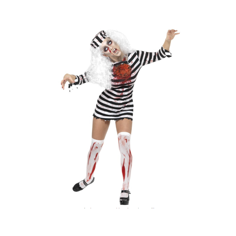 DEGUISEMENT PRISONNIERE ZOMBIE TAILLE L DEGUISEMENT PRISONNIERE ZOMBIE TAILLE L