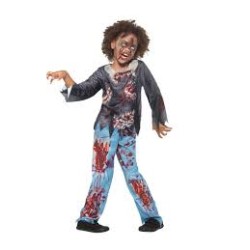 DEGUISEMENT ZOMBIE MIXTE TAILLE 4/6ANS