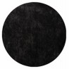 10 SETS DE TABLE ROND TISSU NON TISSE NOIR