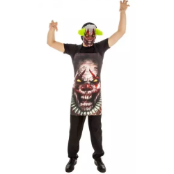 MASQUE ET TABLIER CLOWN TUEUR