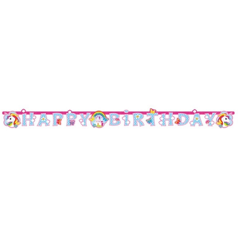 GUIRLANDE HAPPY BIRTHDAY LICORNE GUIRLANDE HAPPY BIRTHDAY LICORNE