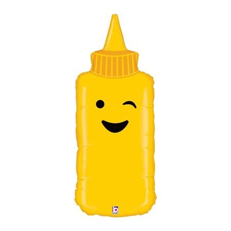 BALLON METALLIQUE MAYONNAISE 89 CM