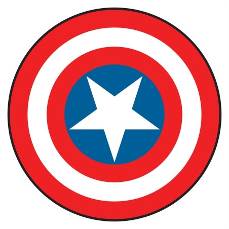 BOUCLIER EN MOUSSE CAPTAIN AMERICA