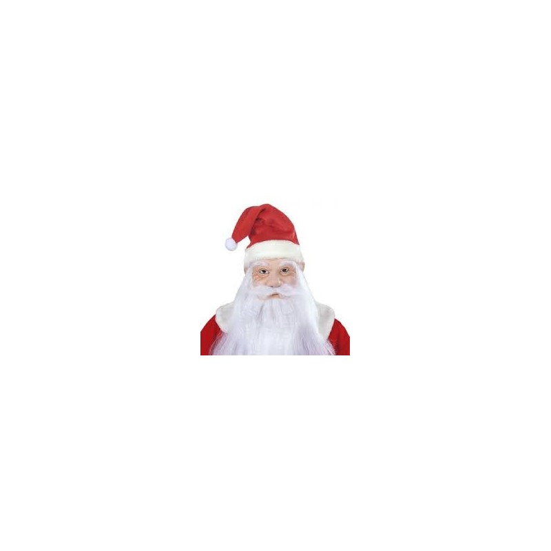 MASQUE DU PERE NOEL AVEC BONNET MASQUE DU PERE NOEL AVEC BONNET