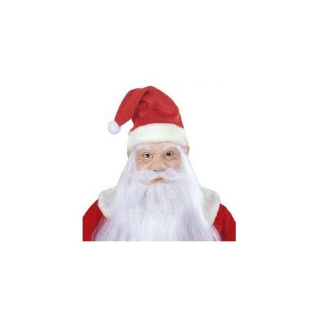 MASQUE DU PERE NOEL AVEC BONNET 
