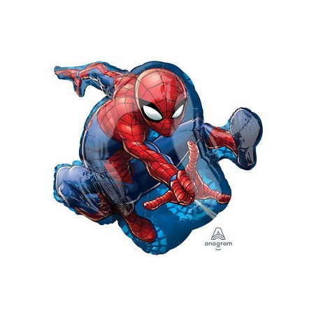 BALLON METALLIQUE SPIDERMAN  43 X 73 CM