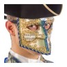 MASQUE BAUTA NOTE DE MUSIQUE BLEU 