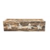 PORTE 4 BOUGIES BOIS ETOILES 